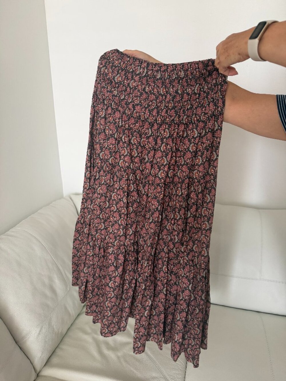 ZARA: Multicolor Floral Maxi Skirt